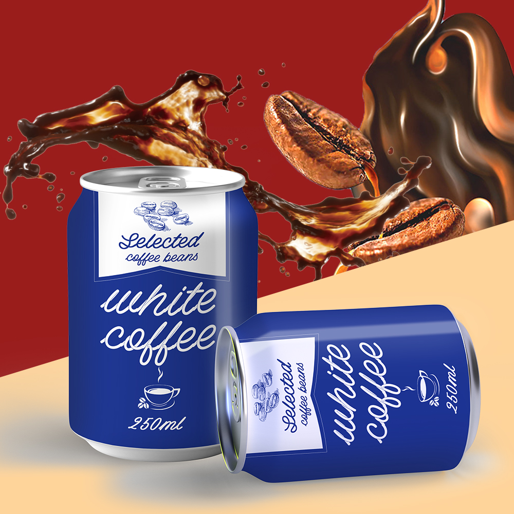 制造商自有品牌即饮液体混合无糖黑咖啡风味饮料