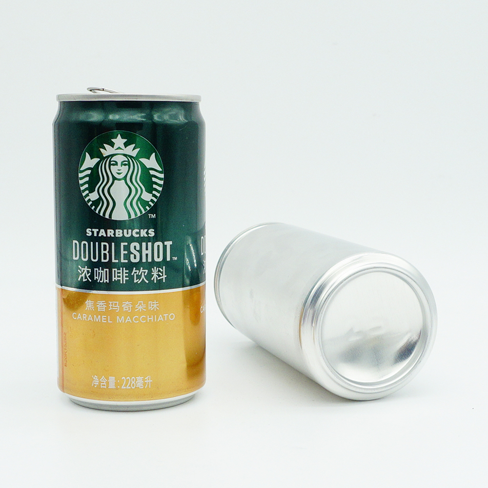 定制印刷食品级 2 件可回收能量果汁饮料印刷铝罐