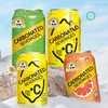 批发自有品牌 330ML 罐装果汁起泡碳酸异国苏打水水软饮料 