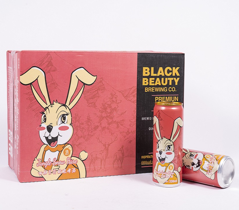 中国工厂 330ml 500ml 西柚味水果罐装啤酒