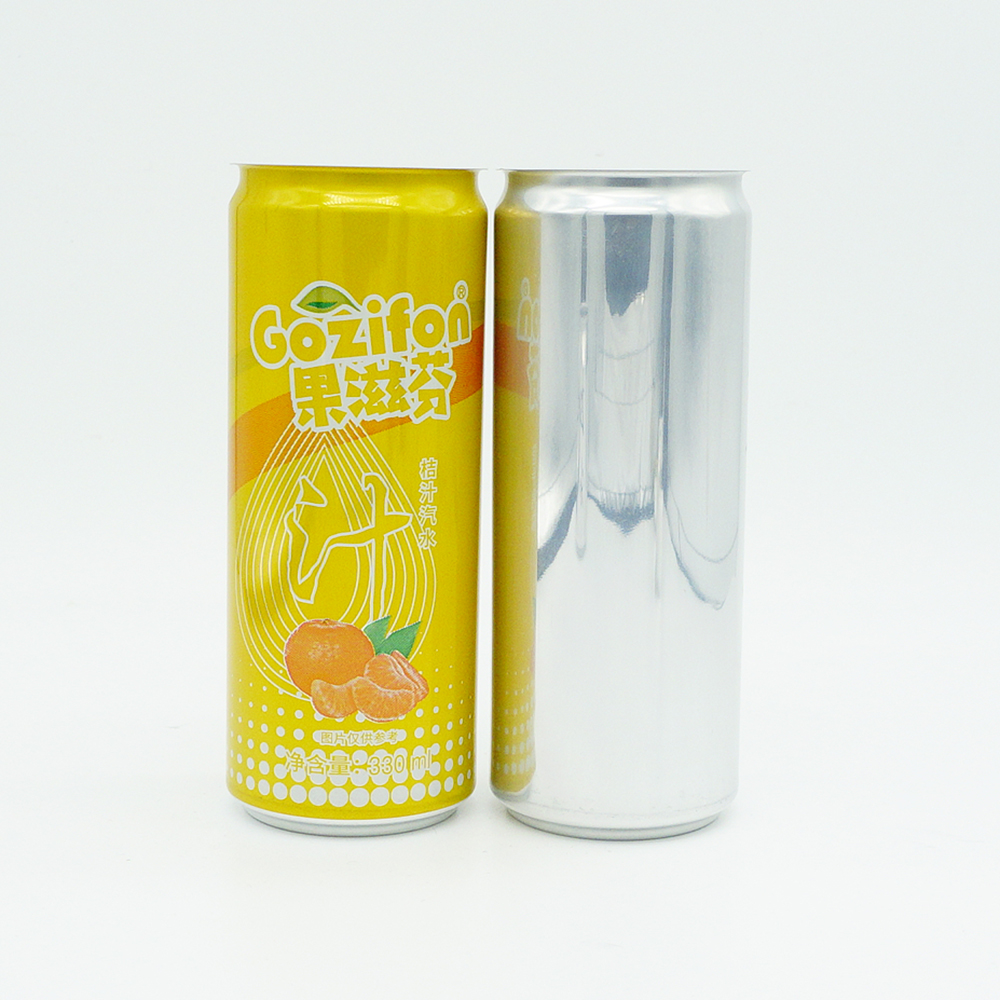 批發 330 毫升時尚咖啡能量汽水軟飲料飲料包裝空印刷鋁罐 