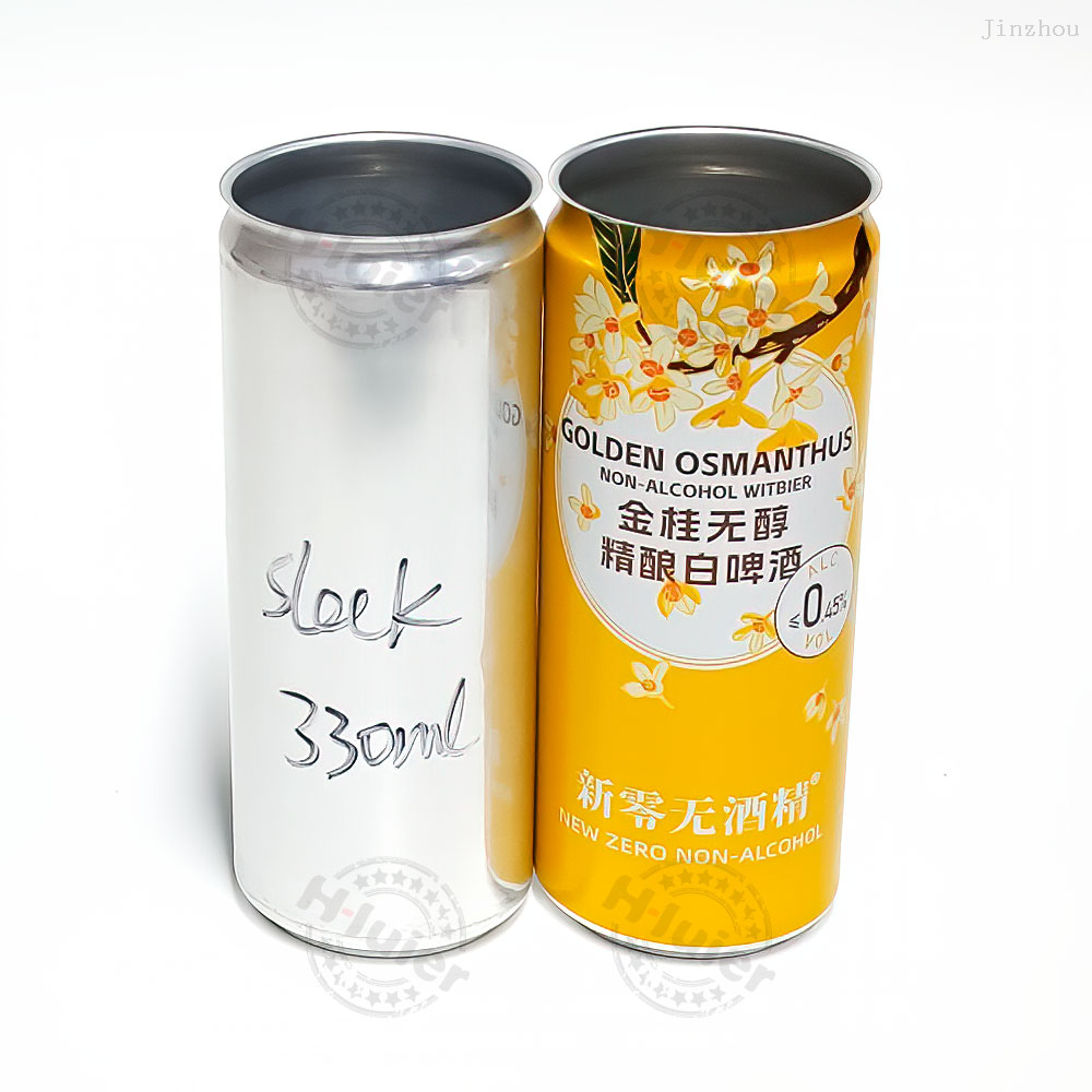 定制印刷光滑铝罐