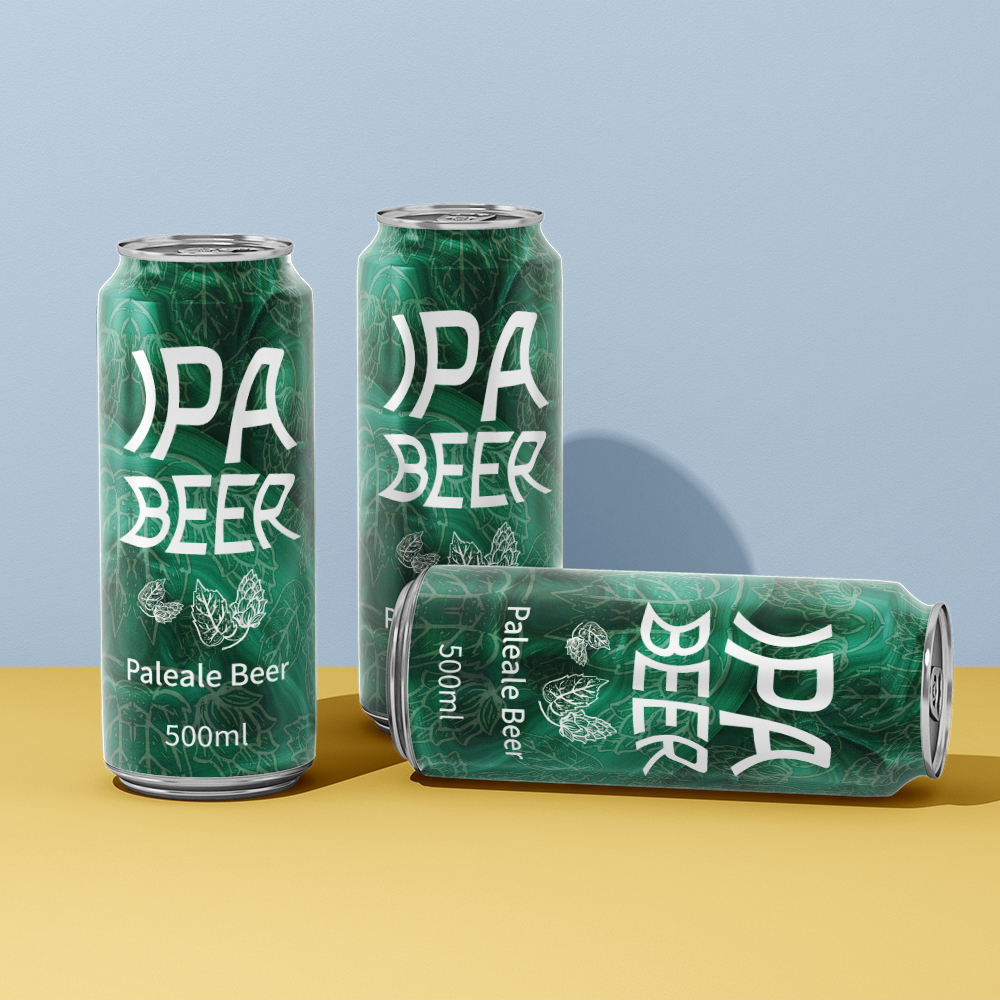 出口OEM 5％经典啤酒330m 500ml罐头私有标签酒精饮料印度PALEALE IPA啤酒额外的啤酒