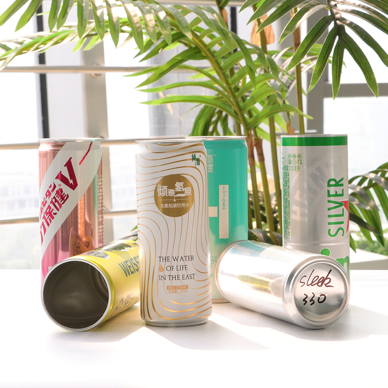 OEM 定製印刷食品級熒光鋁罐毛坯圓罐