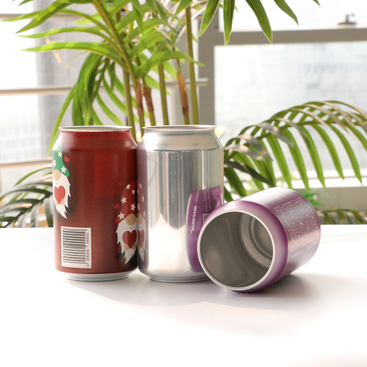 Grousshandel 330ml Rond Standard recycléierbar eidel gedréckt Aluminium Jus kann