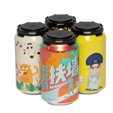 定制 4 件裝塑料 Hdpe 啤酒罐手柄