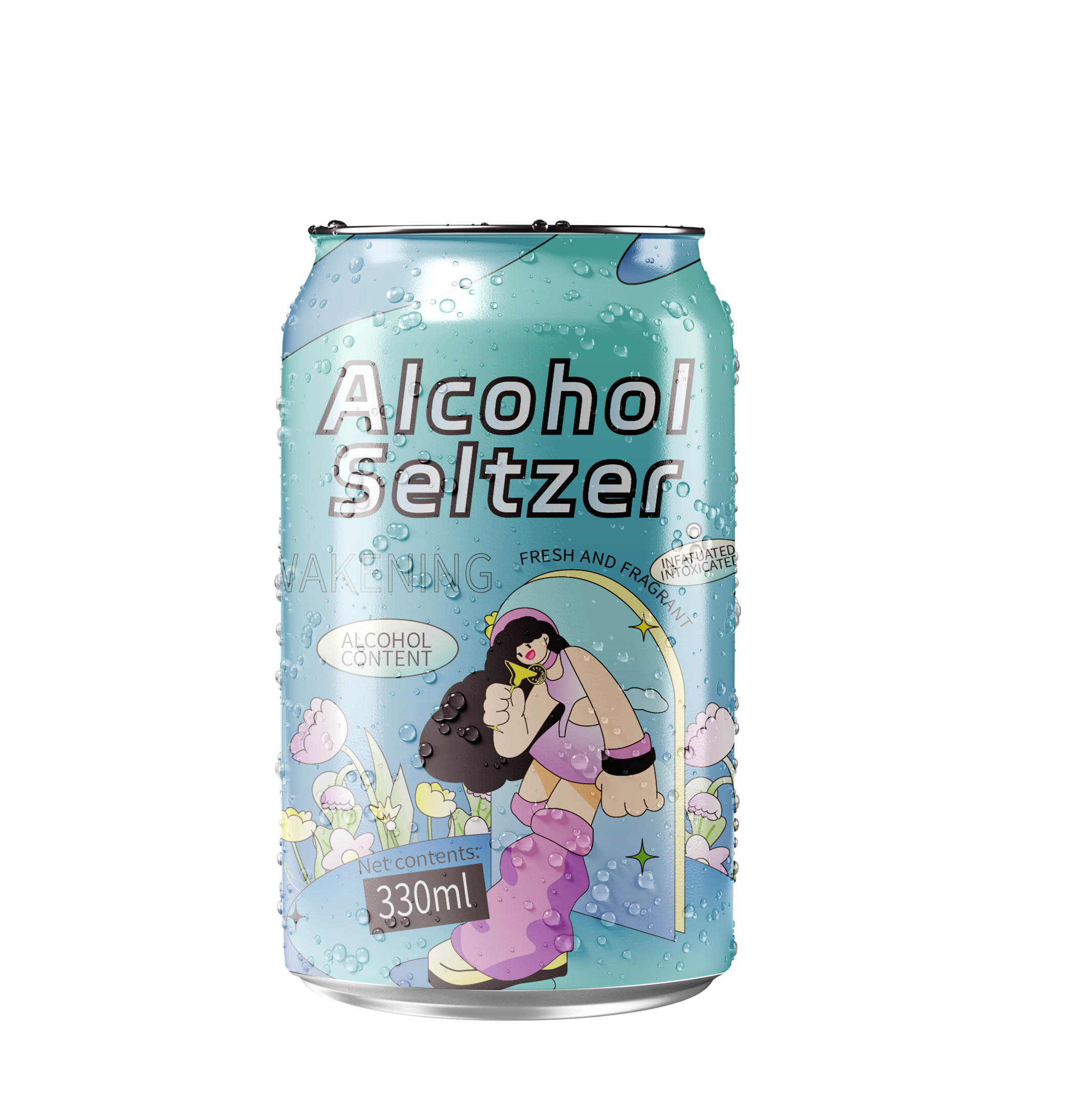 330毫升標準蘇打果汁飲料軟飲料包裝印刷鋁罐 