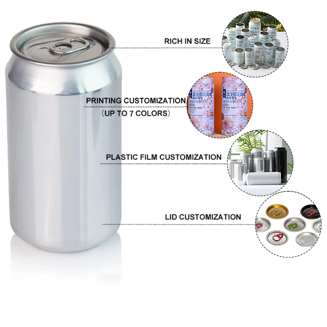 批發光面熒光啞光印花473ml鋁製啤酒飲料能量飲料包裝罐