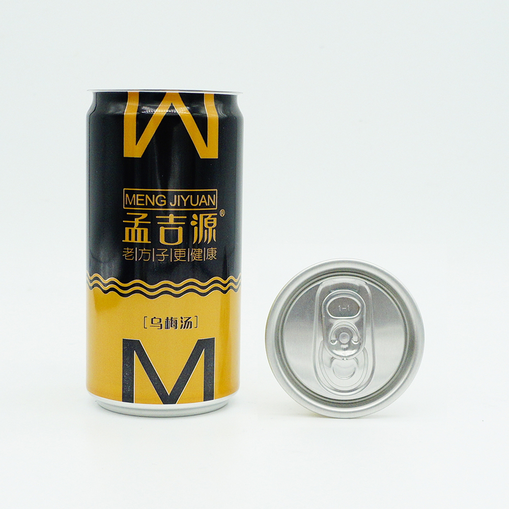 批發定制 185 毫升普通印刷空鋁製啤酒飲料罐 