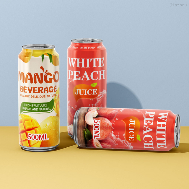  中国制造商 OEM 自有品牌果汁味罐装碳酸汽水碳酸起泡软饮料