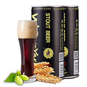  定制 330ml 500ml 罐裝 2-8% 酒精飲料啤酒廠黑啤酒