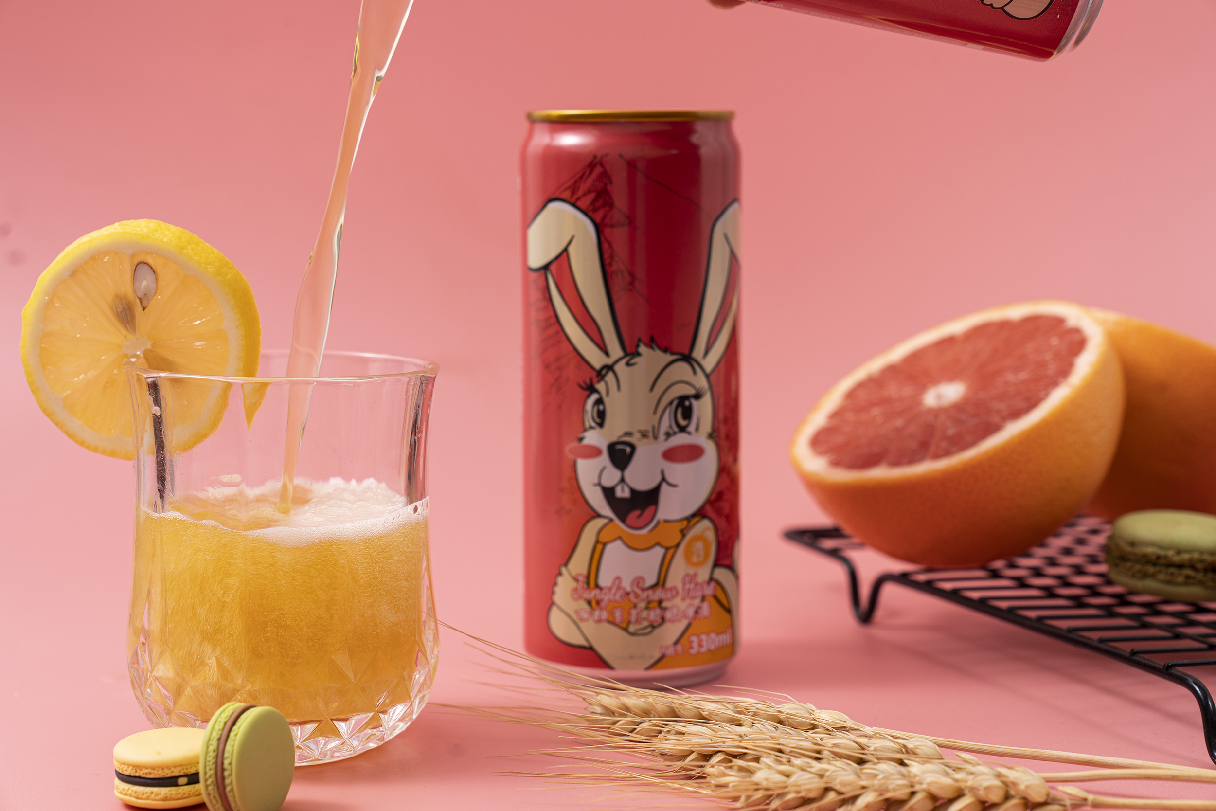 中国工厂 330ml 500ml 西柚味水果罐装啤酒