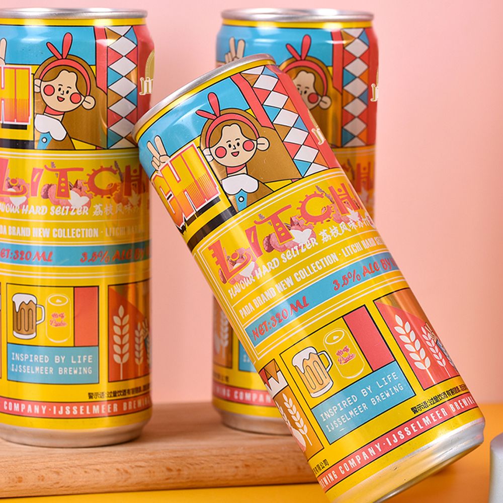 330 毫升预混合硬苏打水伏特加味鸡尾酒饮料