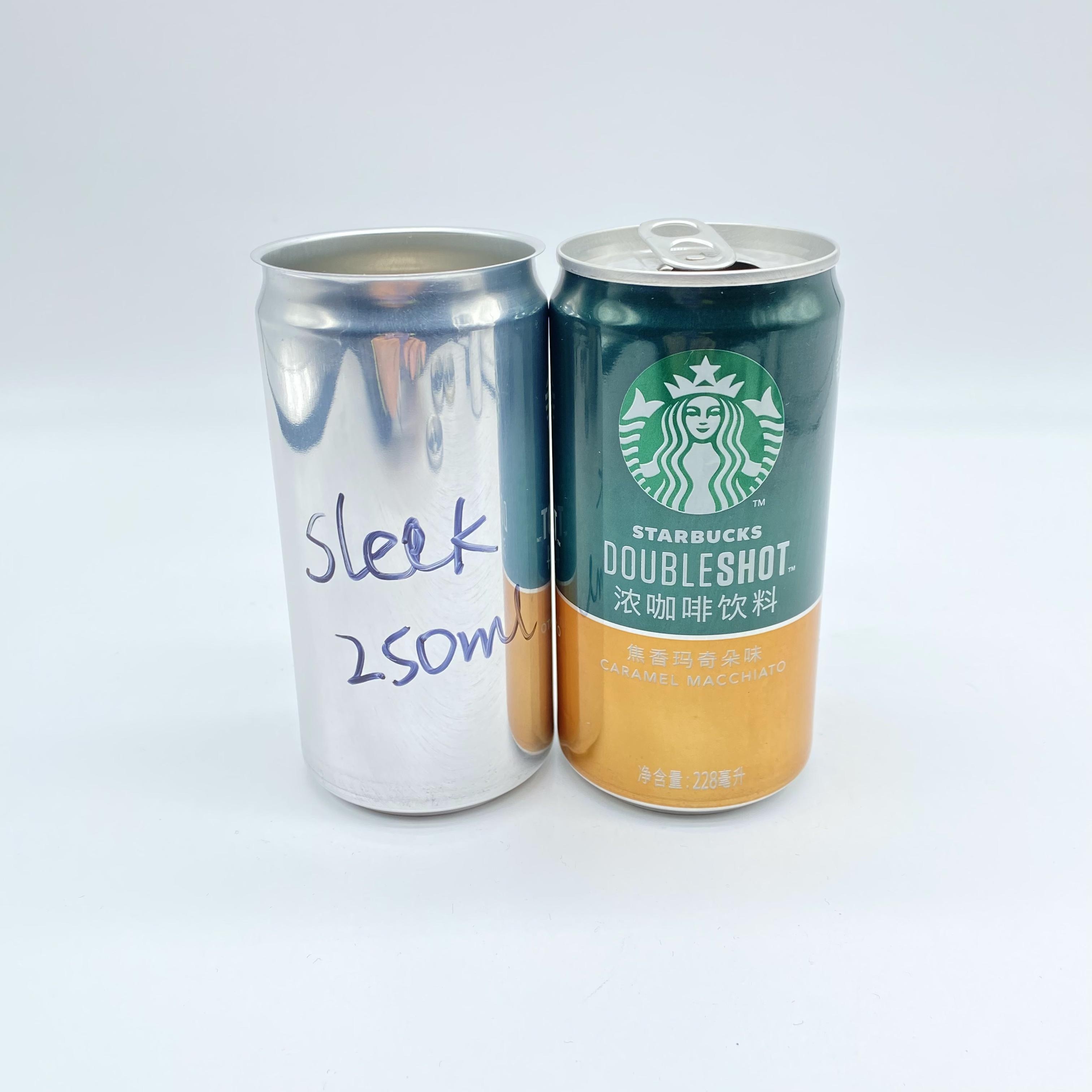 定制印刷食品级 2 件可回收能量果汁饮料印刷铝罐