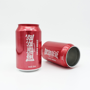 Eliminación de latas de aluminio estandarias impresas de 330 ml de bebida puede
