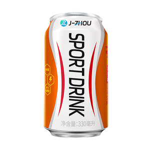 OEM 自有品牌 250 毫升 330 毫升罐裝風味電解質運動能量碳酸軟飲料