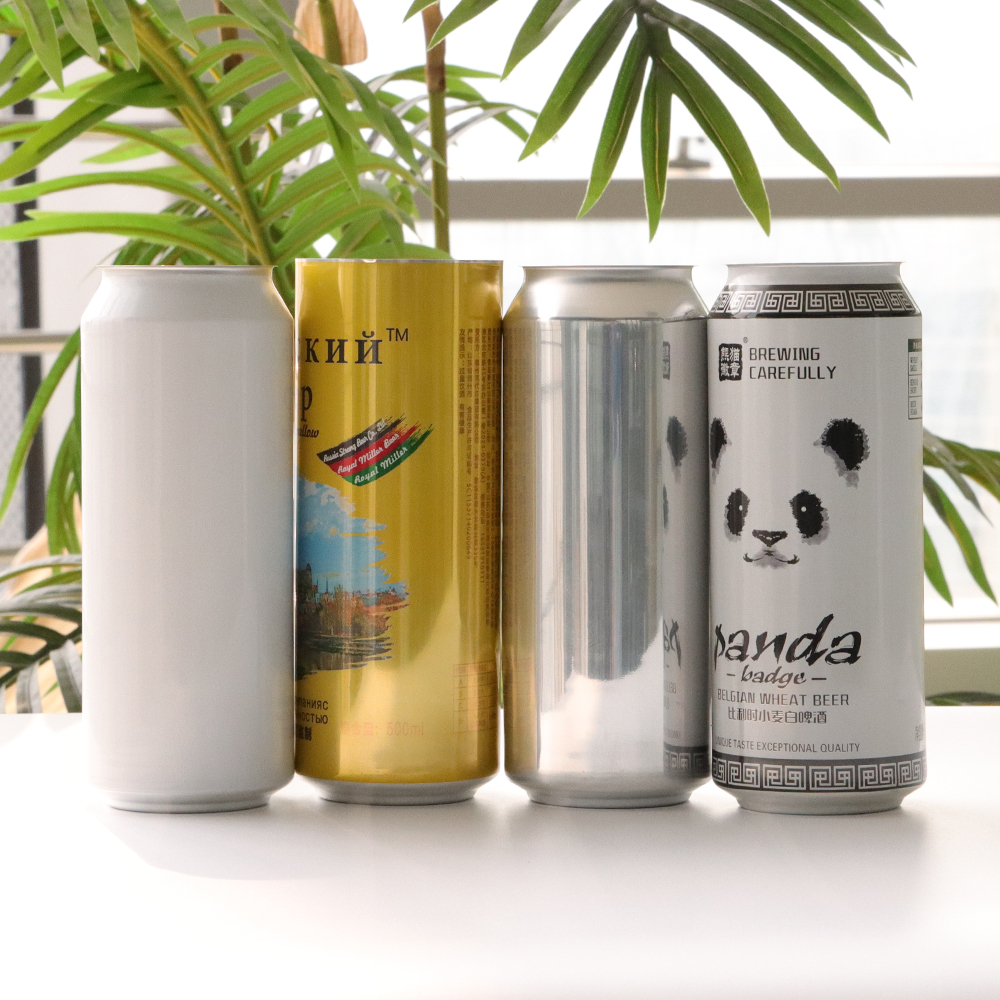 批發 500 毫升能量軟飲料果汁飲料啤酒定製印刷鋁罐