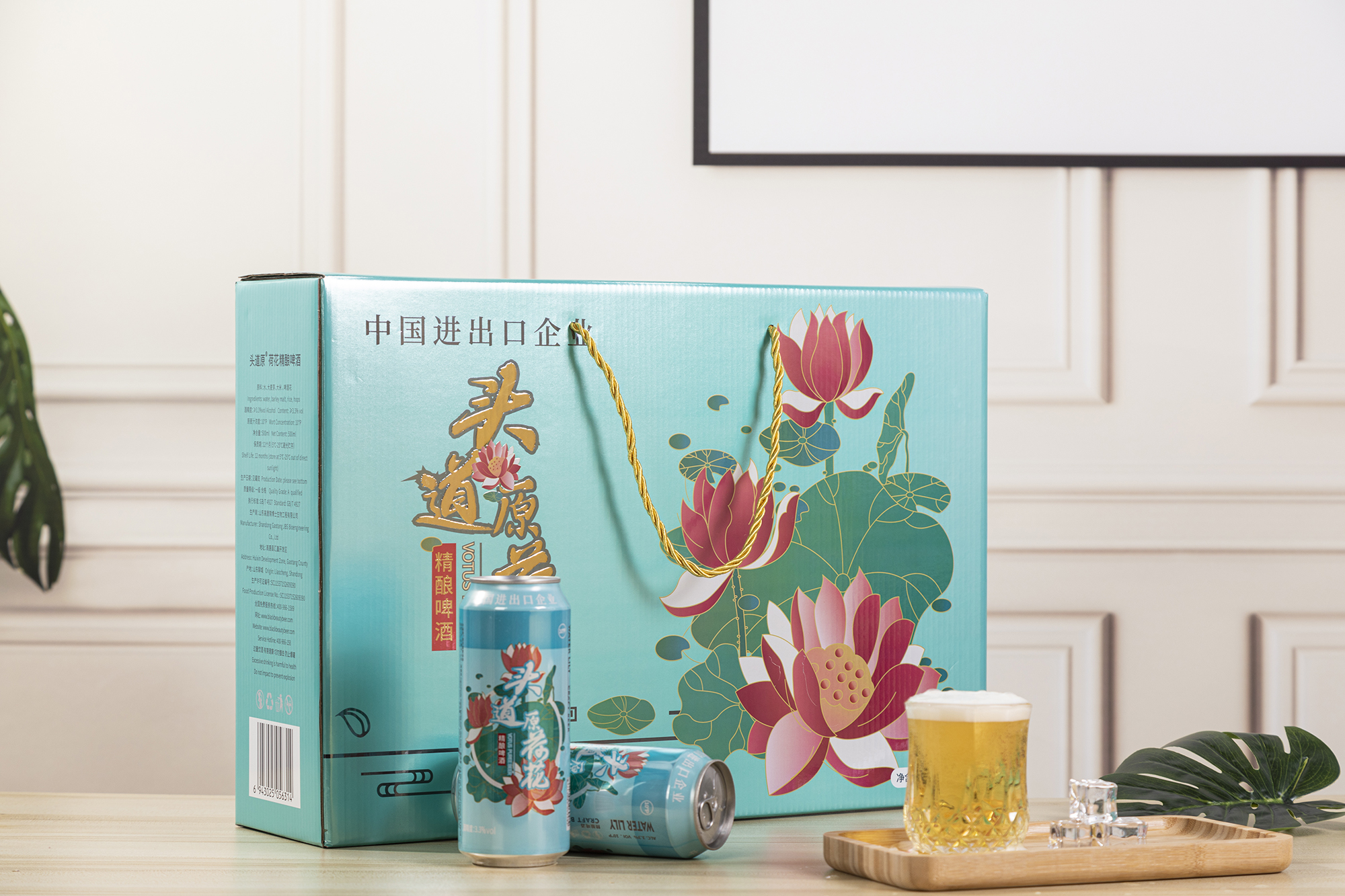 工厂供应定制 OEM 2.3-8 %vol 酒精啤酒发酵 500 毫升罐装淡啤酒成人精酿啤酒