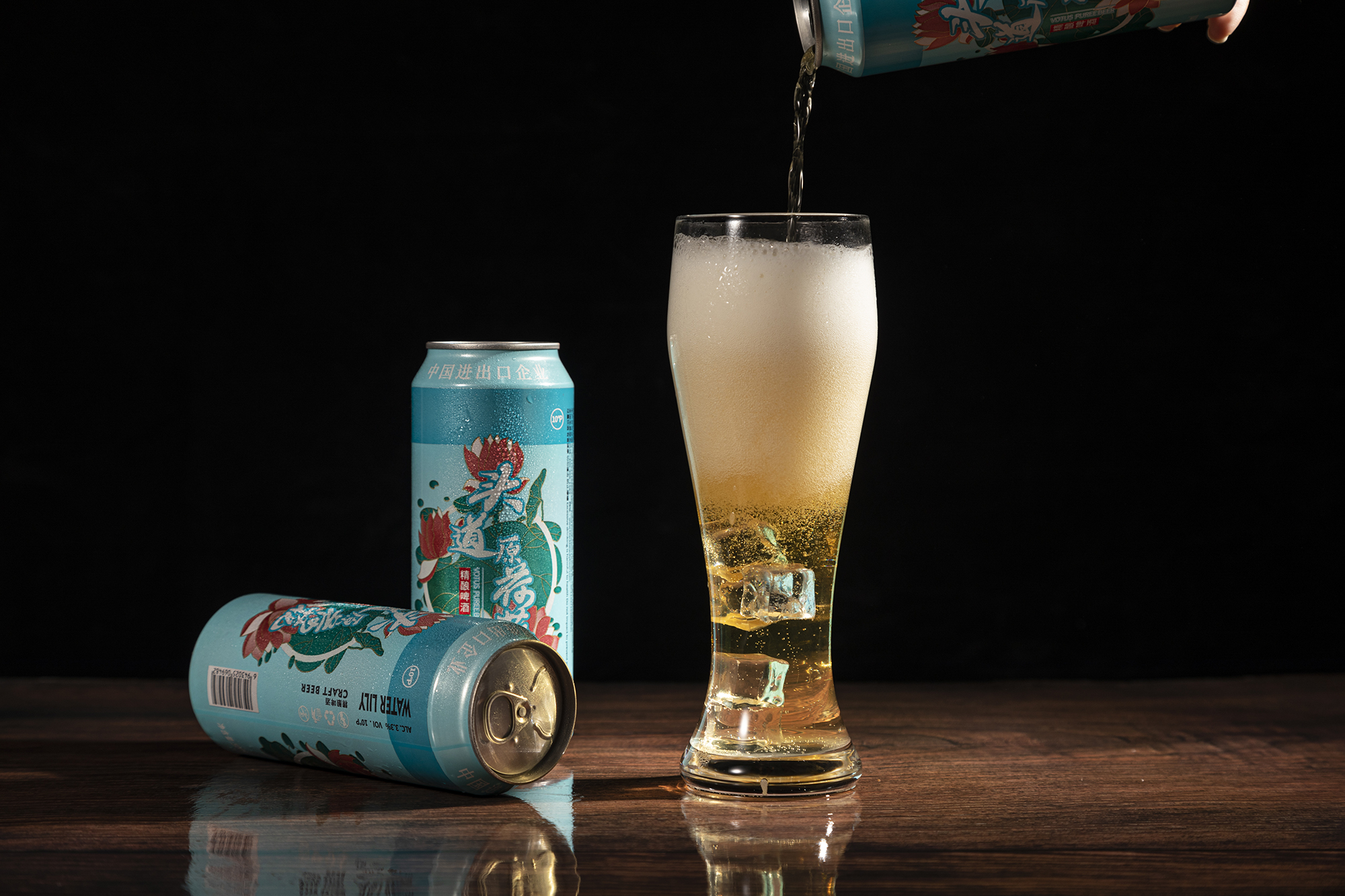 定制 OEM 2.3-8 %vol 发酵 500 毫升淡啤酒成人精酿啤酒