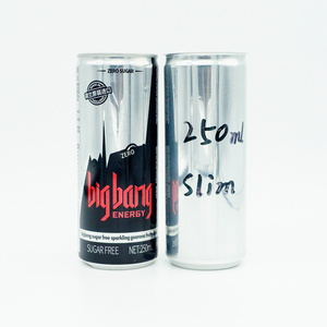 Diseño personalizado OEM Food Grade Aluminium CAN 250 ml Slim