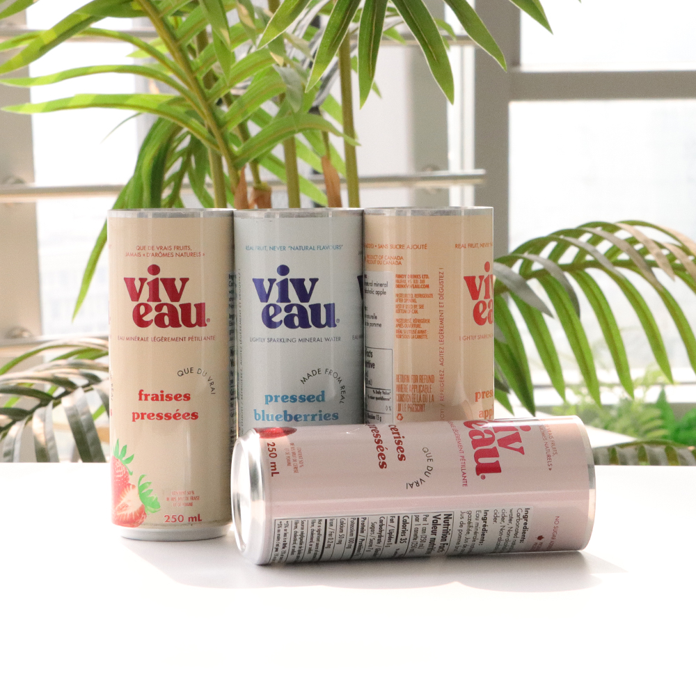 定製印刷空罐 250 毫升超薄鋁製軟能量飲料飲料罐