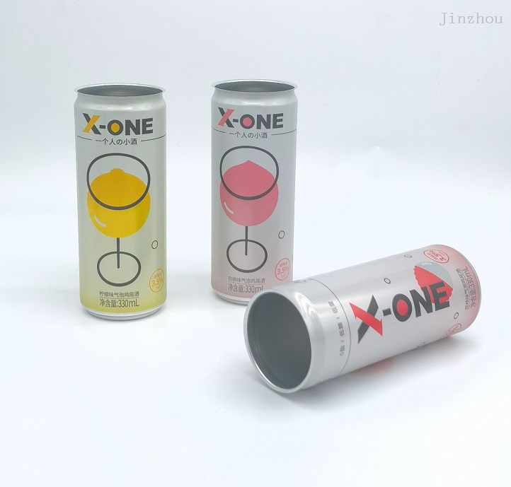 定制印刷光滑铝罐